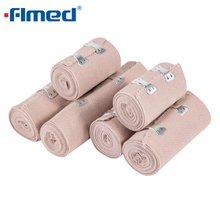 Nefes alabilen premium yüksek elastik sıkıştırma bandajı, tıbbi bakım için kauçuk yüksek elastik bandaj rulosu kullanın